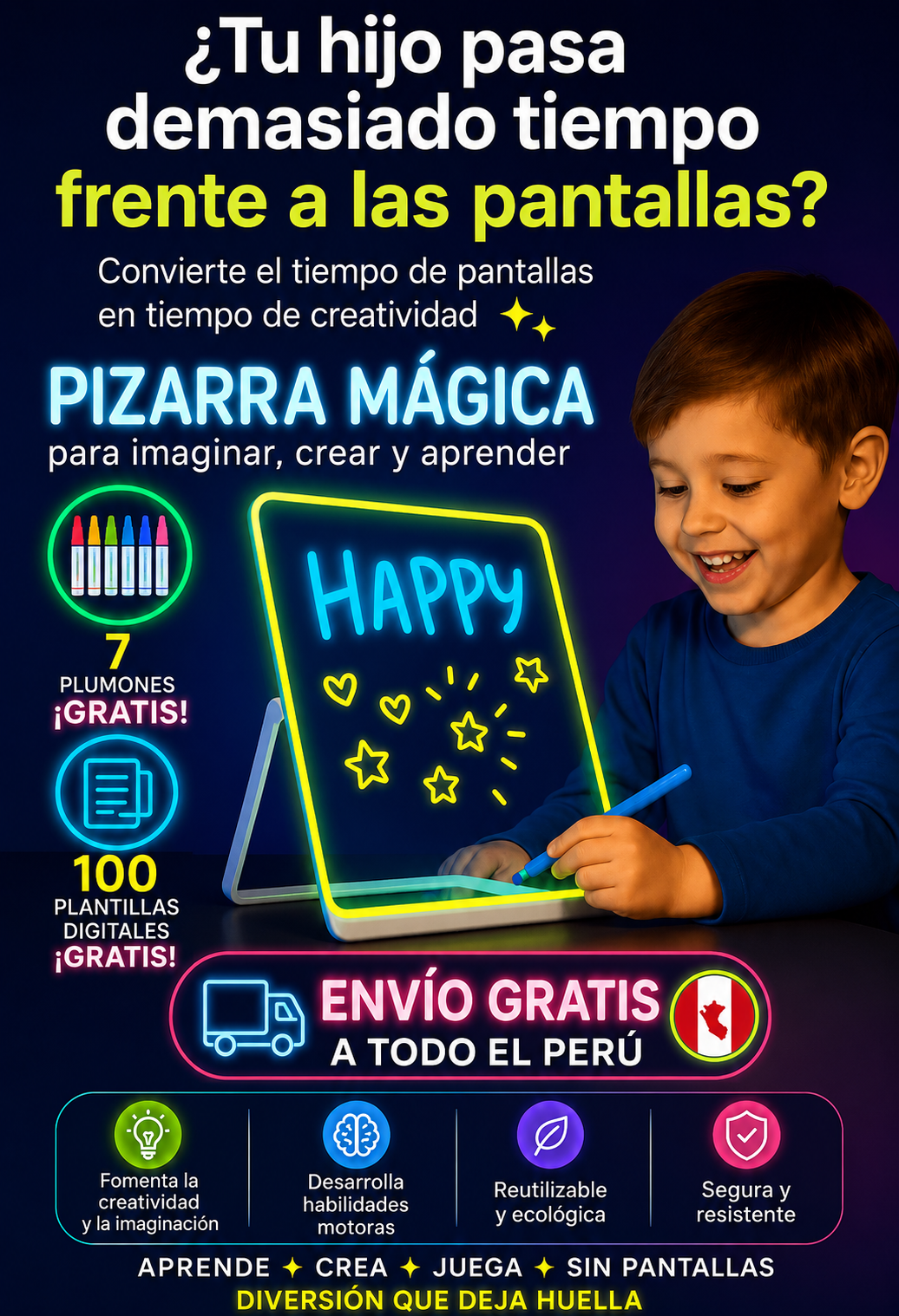 PIZARRA MAGICA LED