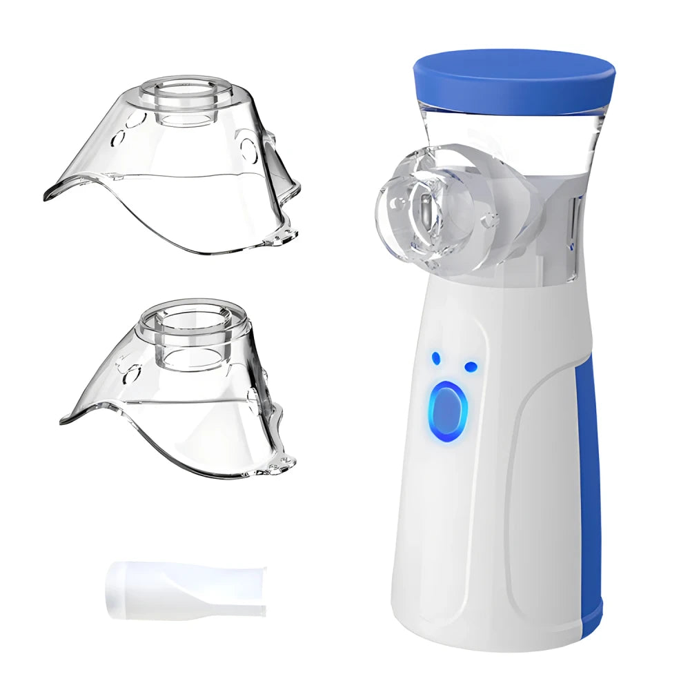 💙 NEBULIZADOR PORTÁTIL 🌿 Bienestar Respiratorio para Toda la Familia