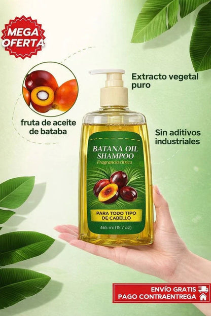 🔥 OFERTA HOY — SHAMPOO + ACEITE DE BATANA EN 1 SOLO TRATAMIENTO 💆‍♀️✨